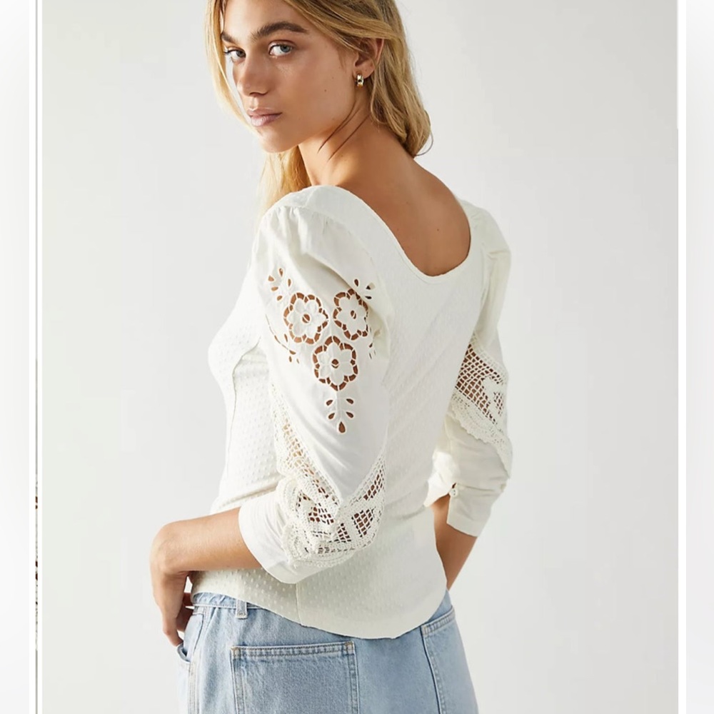 NWT Free People Lunch Date Top - Picture 3 of 3